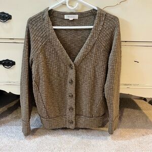 Two by Vince Camuto Olive Cardigan Sweater Size Small